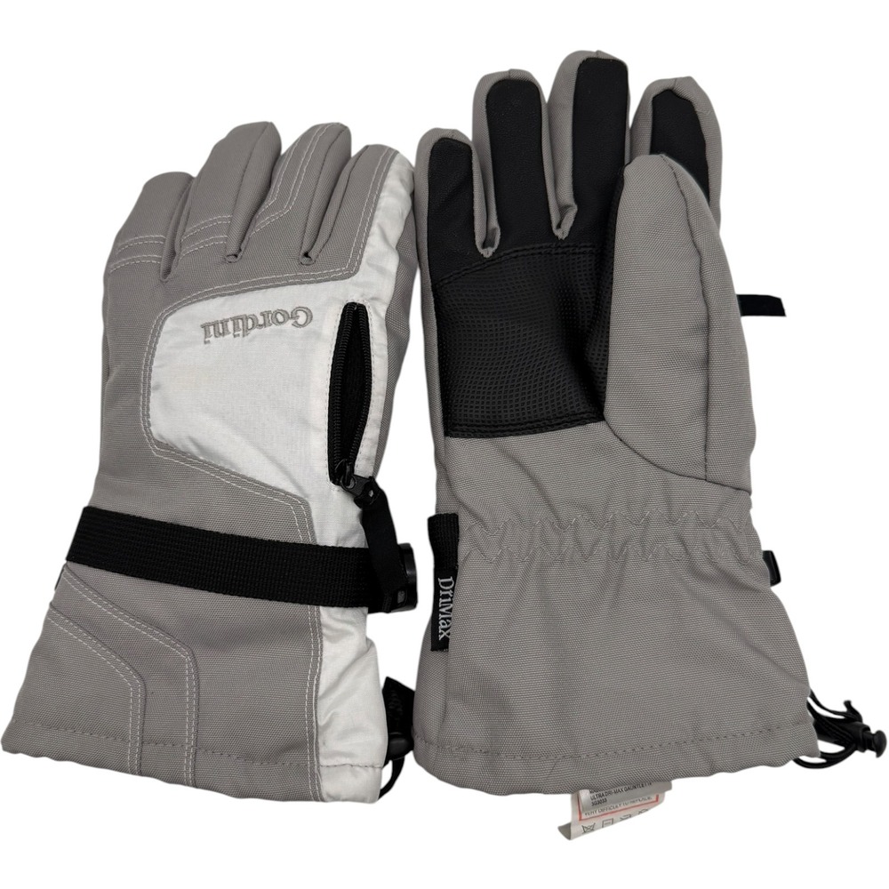 Gordini Ultra Dri-Max‎ Gauntlet Ski Snowboard Gloves Gray White Small Excellent